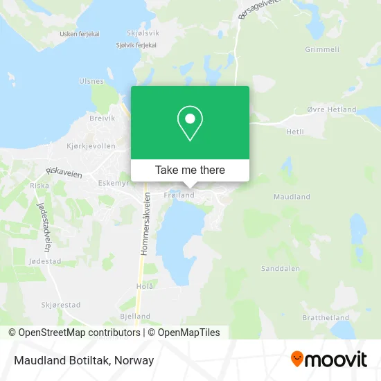 Maudland Botiltak map