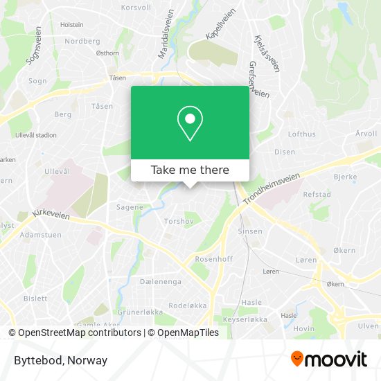 Byttebod map