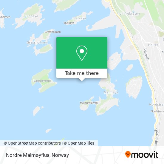 Nordre Malmøyflua map