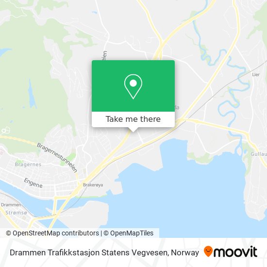 Drammen Trafikkstasjon Statens Vegvesen map