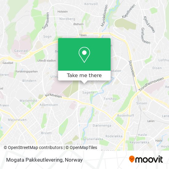 Mogata Pakkeutlevering map