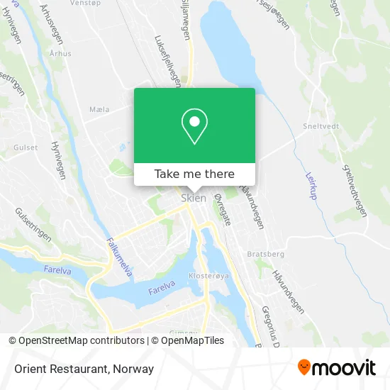 Orient Restaurant map