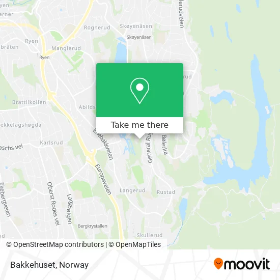 Bakkehuset map
