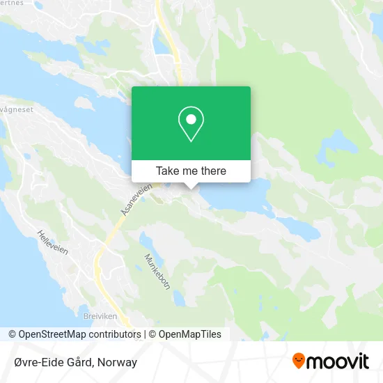 Øvre-Eide Gård map