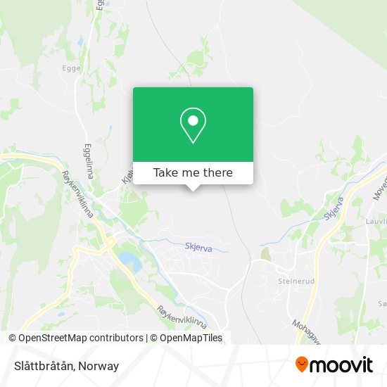 Slåttbråtån map