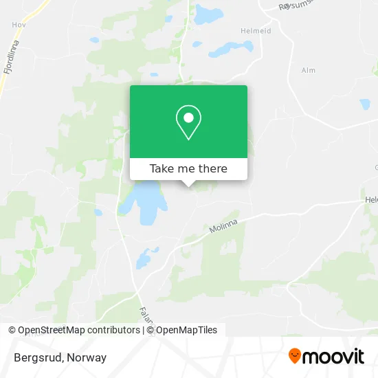 Bergsrud map