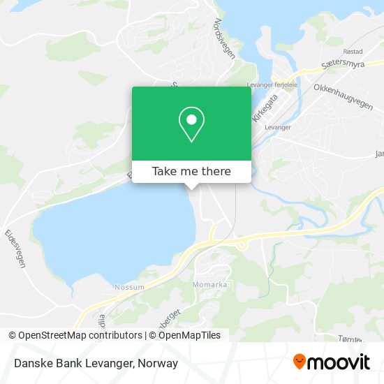 Danske Bank Levanger map