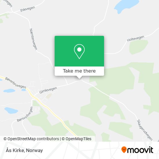 Ås Kirke map