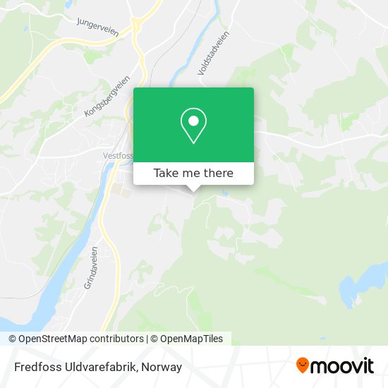Fredfoss Uldvarefabrik map