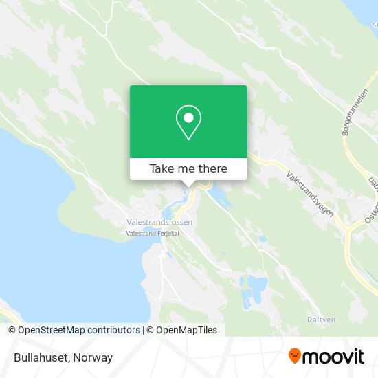 Bullahuset map