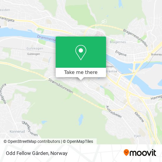 Odd Fellow Gården map