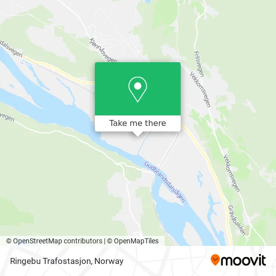 Ringebu Trafostasjon map