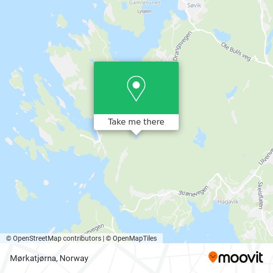 Mørkatjørna map