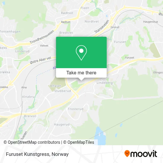 Furuset Kunstgress map