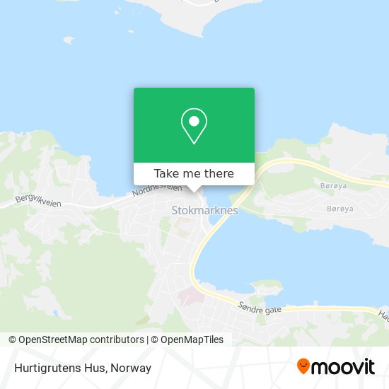 Hurtigrutens Hus map