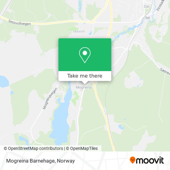 Mogreina Barnehage map