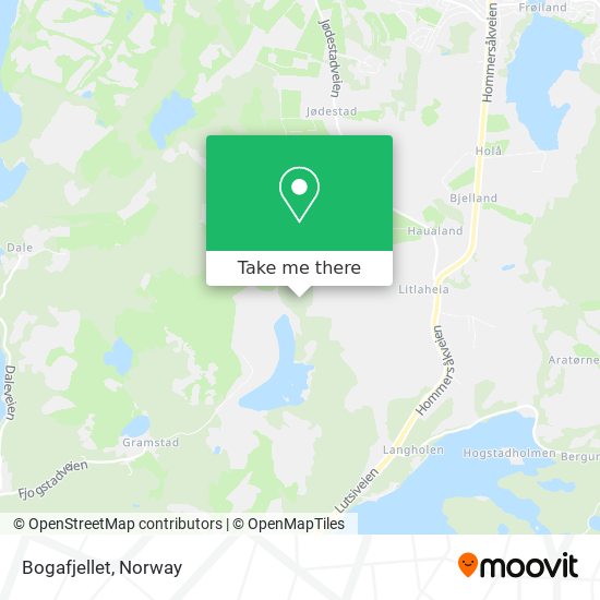 Bogafjellet map