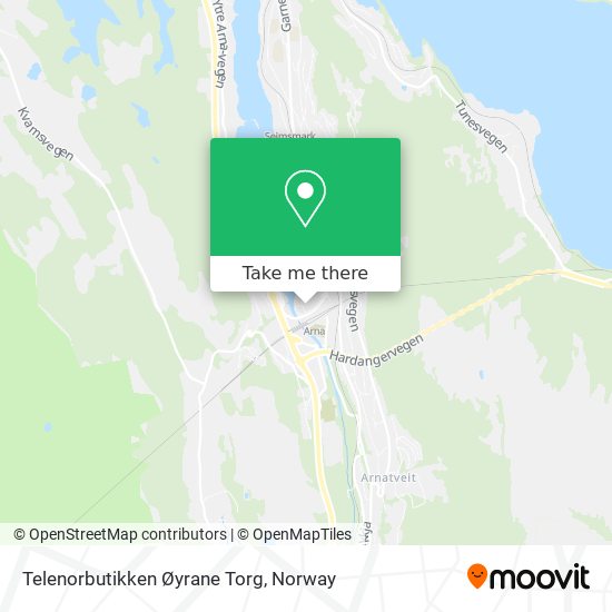 Telenorbutikken Øyrane Torg map