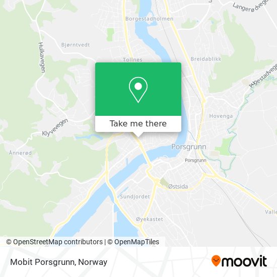 Mobit Porsgrunn map