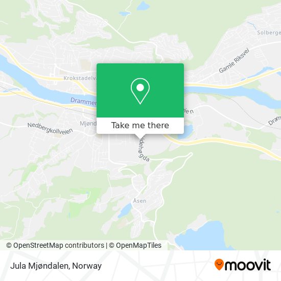 Jula Mjøndalen map