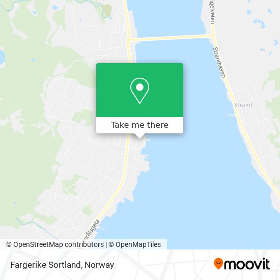 Fargerike Sortland map