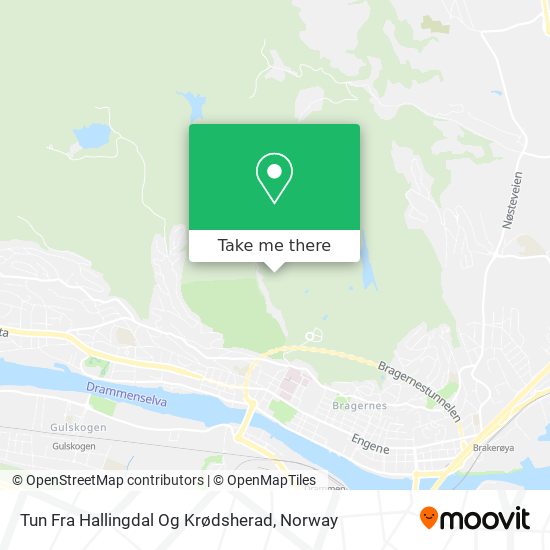 Tun Fra Hallingdal Og Krødsherad map