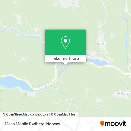 Meca Mobile Rødberg map