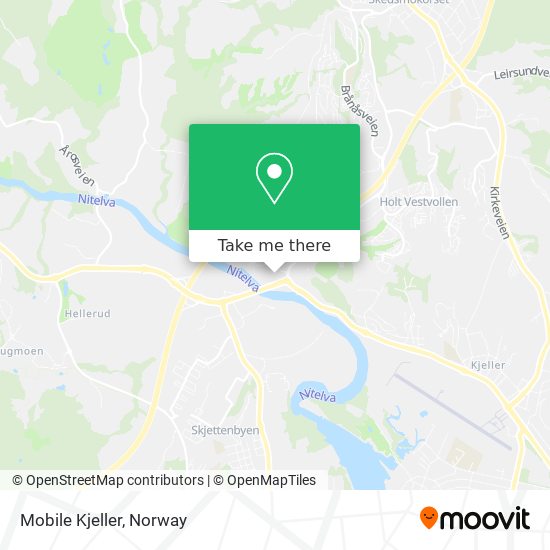 Mobile Kjeller map