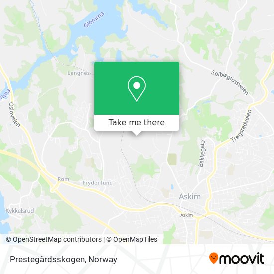 Prestegårdsskogen map