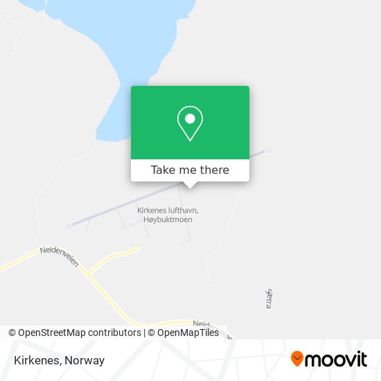 Kirkenes map