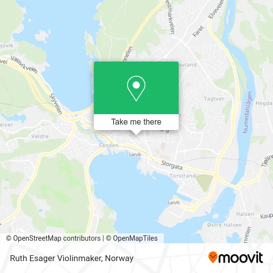 Ruth Esager Violinmaker map