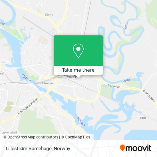 Lillestrøm Barnehage map