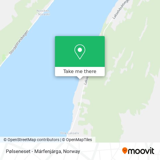 Pølseneset - Márfenjárga map
