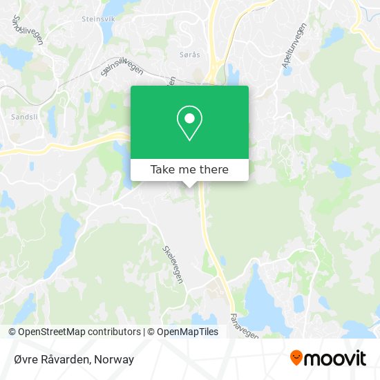 Øvre Råvarden map