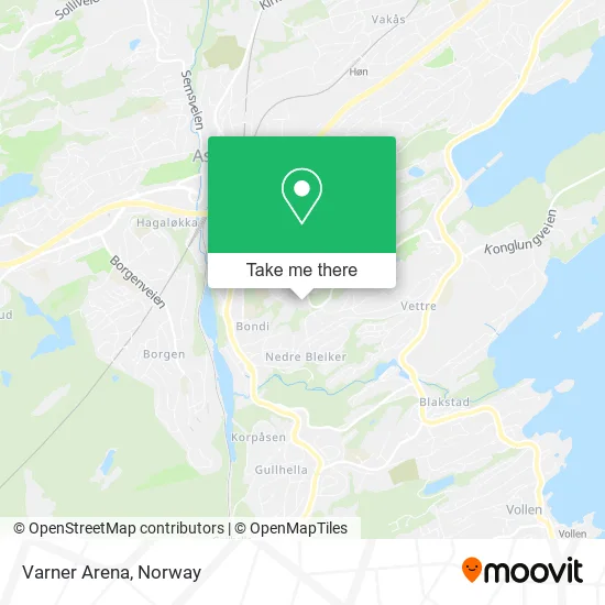 Varner Arena map