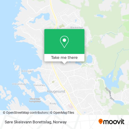 Søre Skeisvann Borettslag map