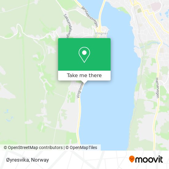 Øyresvika map