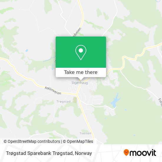 Trøgstad Sparebank Trøgstad map