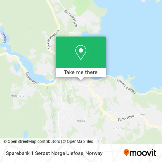 Sparebank 1 Sørøst Norge Ulefoss map