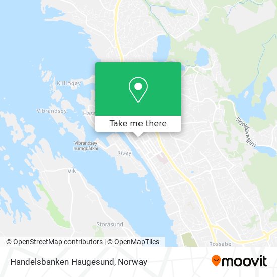 Handelsbanken Haugesund map