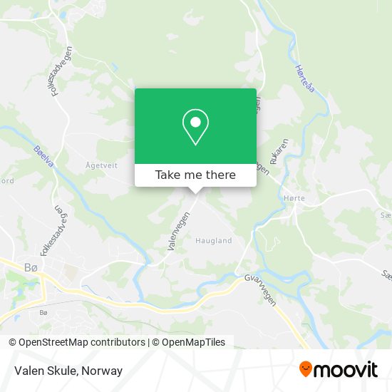 Valen Skule map