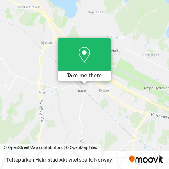 Tufteparken Halmstad Aktivitetspark map
