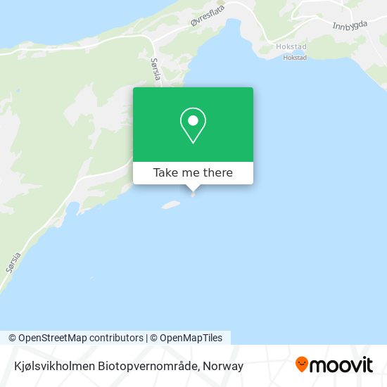 Kjølsvikholmen Biotopvernområde map