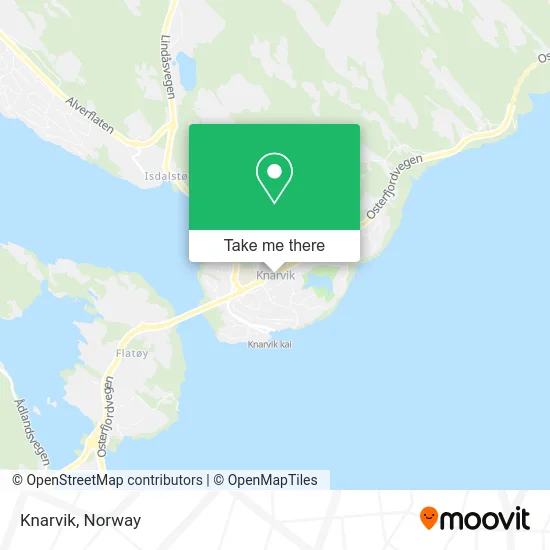 Knarvik map