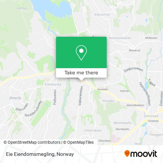 Eie Eiendomsmegling map