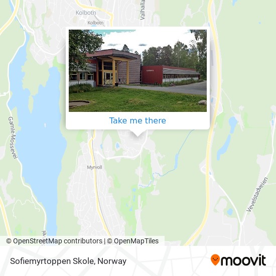 Sofiemyrtoppen Skole map