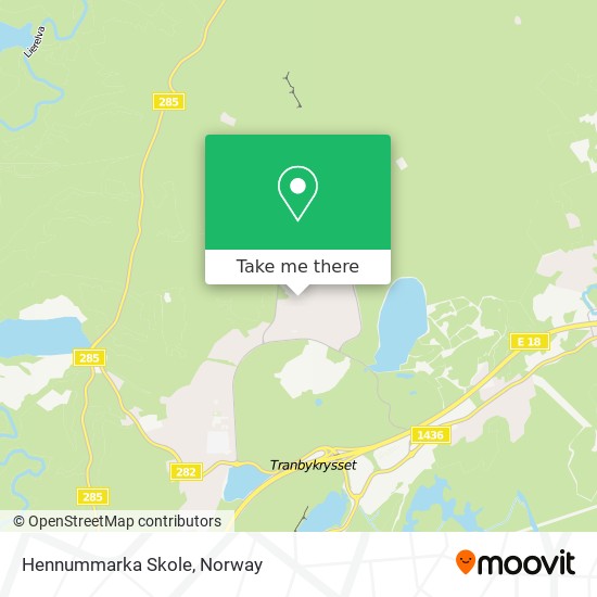 Hennummarka Skole map