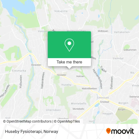 Huseby Fysioterapi map