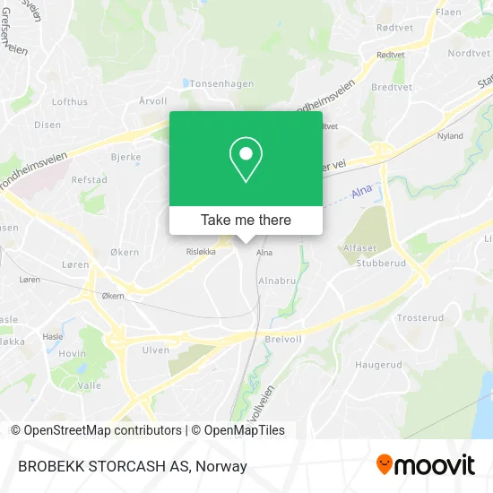 BROBEKK STORCASH AS map
