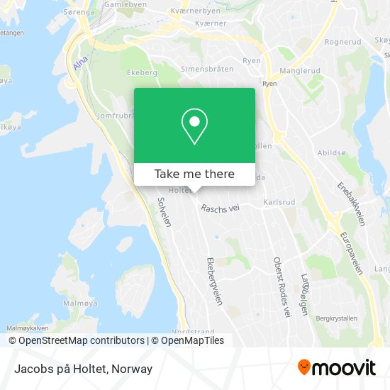 Jacobs på Holtet map